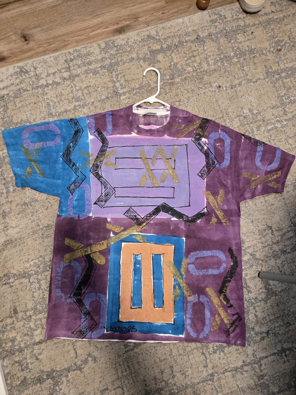 Vintage 90s Art Tee Tshirt